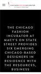 Mobile Screenshot of chicagofashionincubator.org